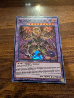 Yugioh Trading Card: Predaplant Triphyoverutum LED5-EN045 - 1st Ed SR NM - Image 1