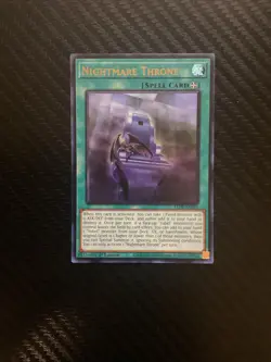 Near Mint, English - 1 x MTG Nightmare Throne - LEDE-EN061 - Ultra Rare - 1st Ed - Image 1