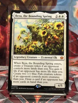 Beza, the Bounding Spring (Non-foil) Bloomburrow 0002 Mythic MTG - Image 1