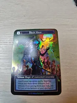 Sorcery Contested Realm GOTHIC UNIQUE FOIL Black Mass - Image 1