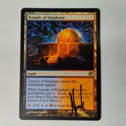 MTG Temple of Epiphany Journey into Nyx - Signed by Artist Noah Bradley - Image 1