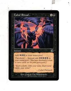 MTG SkeenAB Cabal Ritual from Torment. LP. - Image 1