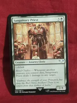 Sanguinary Priest 53 NM Normal Universes Beyond: Warhammer 40,000 MTG EN - Image 1