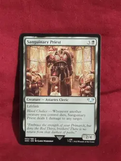 Sanguinary Priest 53 NM Normal Universes Beyond: Warhammer 40,000 MTG EN - Image 3