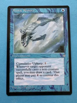Mystic Remora x3 - Ice Age ICE MTG Magic the Gathering - Lightly Played Common - Image 1