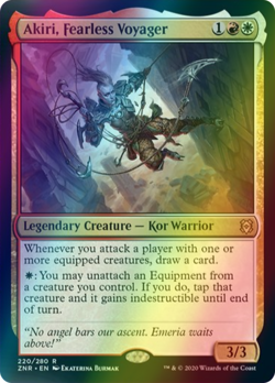 Akiri, Fearless Voyager, FOIL, Zendikar Rising, MTG,NM/M - Image 1