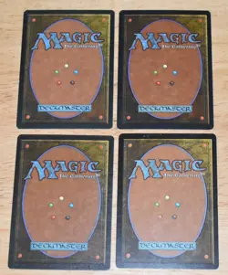 MTG 4x Red Pyroblast, Artifact Blast, Backdraft & Seething Song - Image 2