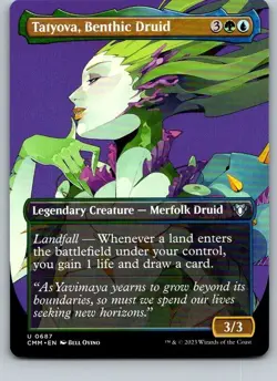 Tatyova, Benthic Druid (Borderless) Commander Masters Regular - Image 1