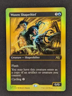 Waxen Shapethief #444, Aetherdrift (DFT), First-Place Foil - Image 1