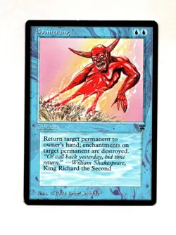 MTG Boomerang SP+ Legends Magic the Gathering ~ Free Shipping ~ - Image 1