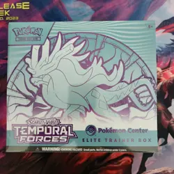 Pokemon Center Elite Trainer Box ETB Temporal Forces Iron Thorns Set of 2 Sealed - Image 2