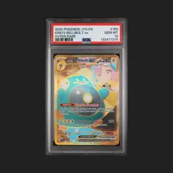IONO's BELLIBOLT EX 188 POKEMON JTG EN-JOURNEY TOGETHER HYPER RARE PSA 10 GEM - Image 1