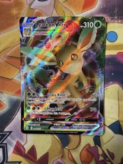 Leafeon VMAX 008/203 Full Art Ultra Rare Holo Evolving Skies Pokemon TCG - NM - Image 1