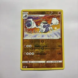 CRABOMINABLE 085/198 CHILLING REIGN POKEMON REVERSE HOLO - Image 1