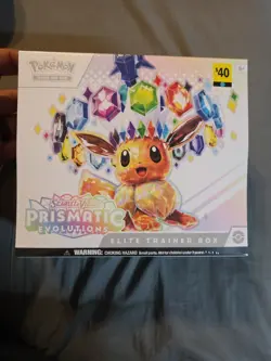 Pokemon TCG Scarlet Violet Prismatic Evolutions Elite Trainer Box ETB New Sealed - Image 4