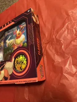 Pokemon TCG: Flareon VMAX Premium Collection Box New Sealed Box - Image 5