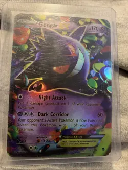 Pokemon TCG Gengar EX 34/119 Ultra Rare Holo, XY - Phantom Forces LP/MP - Image 1