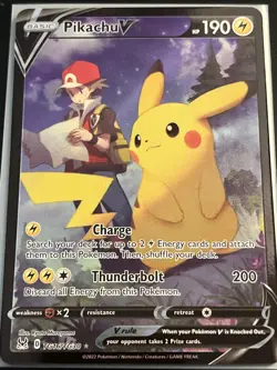 Pikachu V TG16/TG30 Pokemon TCG Lost Origin Trainer Gallery Pack Fresh 🔥🔥 - Image 1