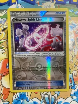 Mewtwo Spirit Link 144/162 Uncommon BREAKthrough Pokemon Reverse Holo TCG - Image 1