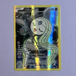 Pokemon XY120 Meloetta Black Star Promo Full Art Holo Rare - Ungraded LP - Image 1