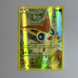 Victini Holo Black Star Promo XY117 Full Art Pokemon - Ungraded LP - Image 1