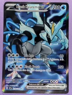 Black Kyurem ex 218/191 Sv08: Surging Sparks Holo Pokemon TCG (NM) - Image 1