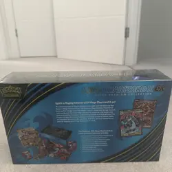 Pokemon TCG: Mega Charizard X ex Ultra-Premium Collection UPC Rip In Seal - Image 4