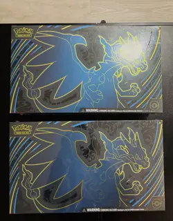 *TWO SEALED/NEW* Pokemon Mega Charizard X ex Ultra Premium Collection UPC - Image 1