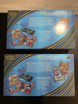 *TWO SEALED/NEW* Pokemon Mega Charizard X ex Ultra Premium Collection UPC - Image 2