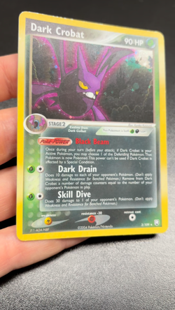 Dark Crobat 3/109 Rare Holo EX Team Rocket Returns Pokemon TCG - LP - Image 2