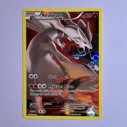 Pokemon Reshiram XY74 Full Art Holo Black Star Promo - Ungraded Near Mint - Image 1