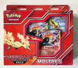 2016 Pokemon XY Legendary Battle Deck Moltres New Sealed - Image 1