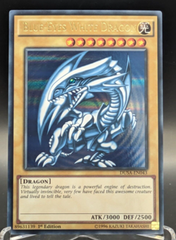 Blue-eyes white Dragon DUSA-EN043 1st Edition Yugioh Duelist Saga Yu-gi-oh - Image 1