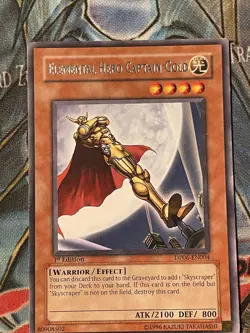 Yugioh! LP Elemental Hero Captain Gold - DP06-EN004 - Rare - 1st Edition - Image 1