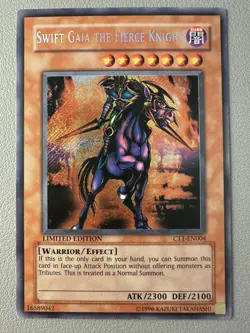 Swift Gaia The Fierce Knight Limited Edition Secret Rare CT1-EN004 - Image 1