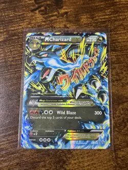 Pokemon Mega Charizard EX TCG Flashfire Holo Card 69/106 - Image 1