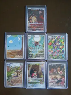 Pokemon TCG Black Bolt IRS Lot of 7 Cards INCLUDING TEAM ROCKETS MEOWTH! - Image 1