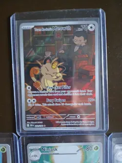Pokemon TCG Black Bolt IRS Lot of 7 Cards INCLUDING TEAM ROCKETS MEOWTH! - Image 2
