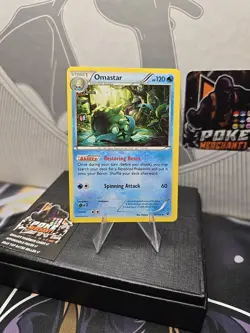 Omastar 18/124 XY Fates Collide Rare Near Mint Pokemon Card - Image 1