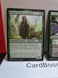 Dionus, Elvish Archdruid (Anime) Foundations Jumpstart Regular + FREE CARD M0734 - Image 1