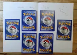 Pokemon Bundle Of 6 Vintage Neo Discovery Cards 2000 Blissey Holo - Image 3