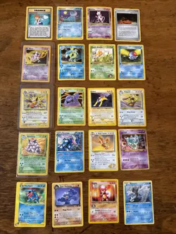 20 Card Pokemon Lot Wotc Holo First Edition - Image 1