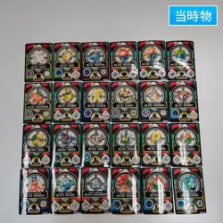 Japanese Pokemon Bandai Sealdass 1997 Set of 24 Sticker Cards - Image 1