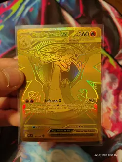 Pokemon Gold Mega Charizard X EX Card Lot, Lucario ETB Promo, Alakazam Promo!!!! - Image 5