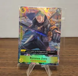 One Piece Card Game Roronoa Zoro OP07-113 Illustration Box Vol.3 Promo Sealed - Image 1