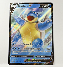 RARE Pokemon Card Blastoise V SWSH101 Black Star Promo NEAR MINT - Image 1