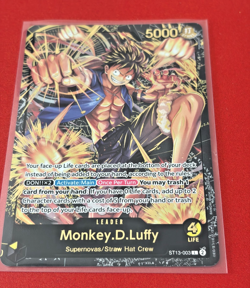 Monkey D. Luffy PREMIUM CARD COLLECTION LEADER COLLECTION ST13-003 Textured - Image 3