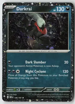 Darkrai (Cosmos Holo) 136/197 - Miscellaneous Cards & Products Holo - PTCG - MP - Image 1