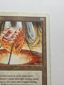 Mana Vault Revised Edition Rare DMG -MTG Magic The Gathering - Image 4
