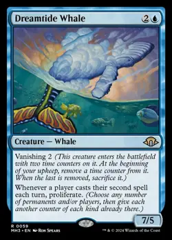 NM-Mint, English MTG Regular Dreamtide Whale Modern Horizons 3 Magic the Gatheri - Image 1